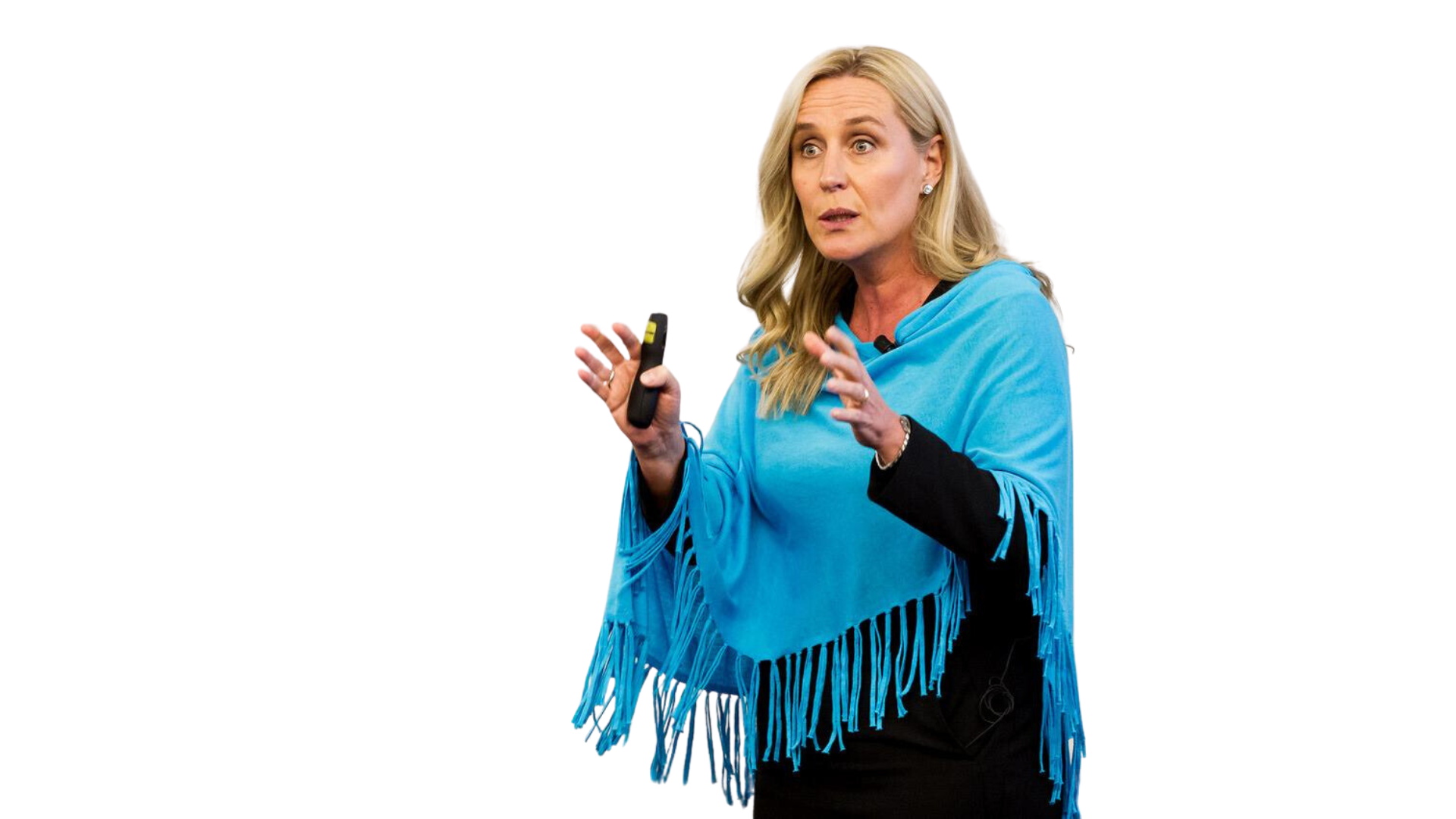 Photo of Iris Bohnet speaking to an audience